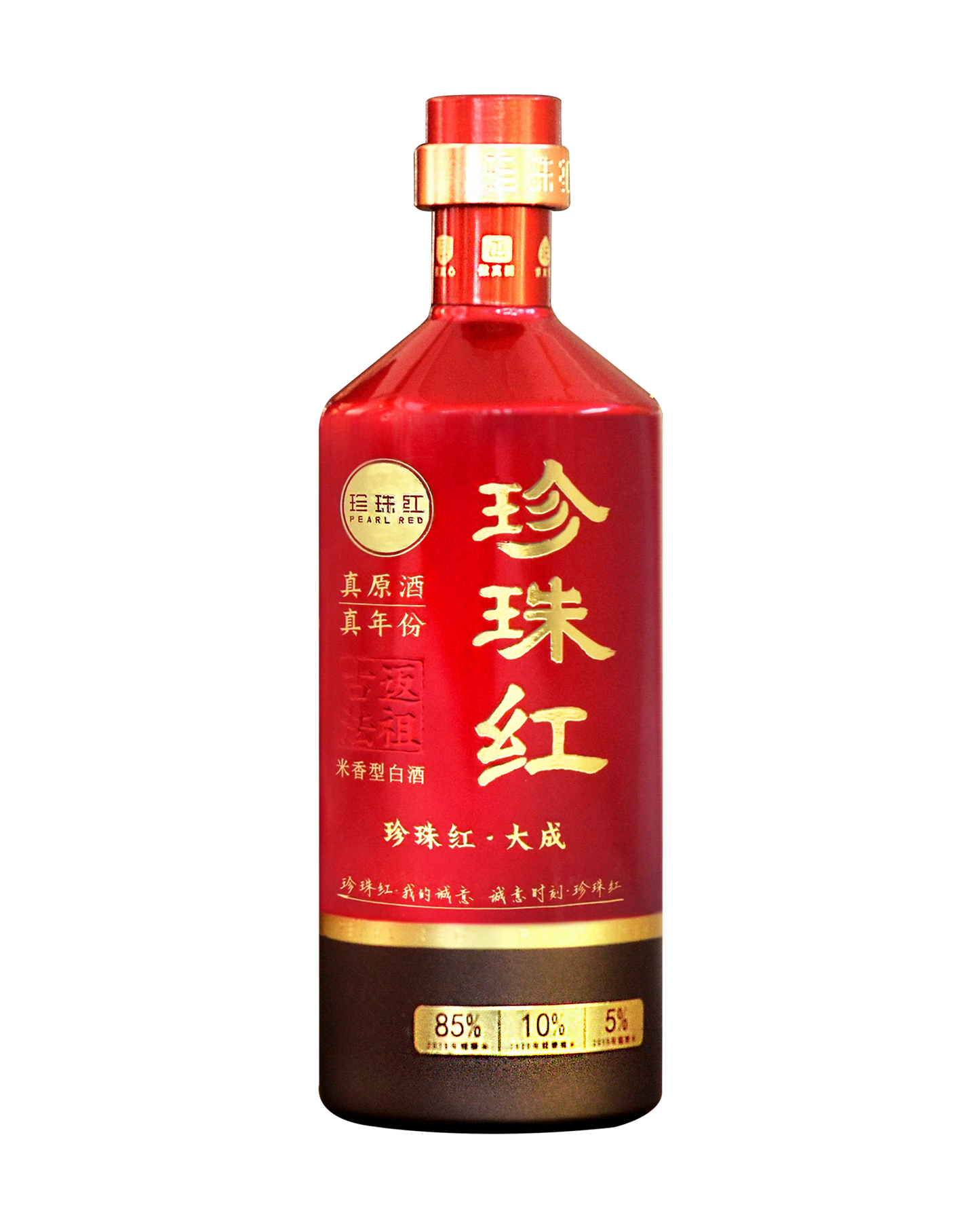 Pearl Red Epic Baijiu – Rice Aroma – 52% ABV – 500ml