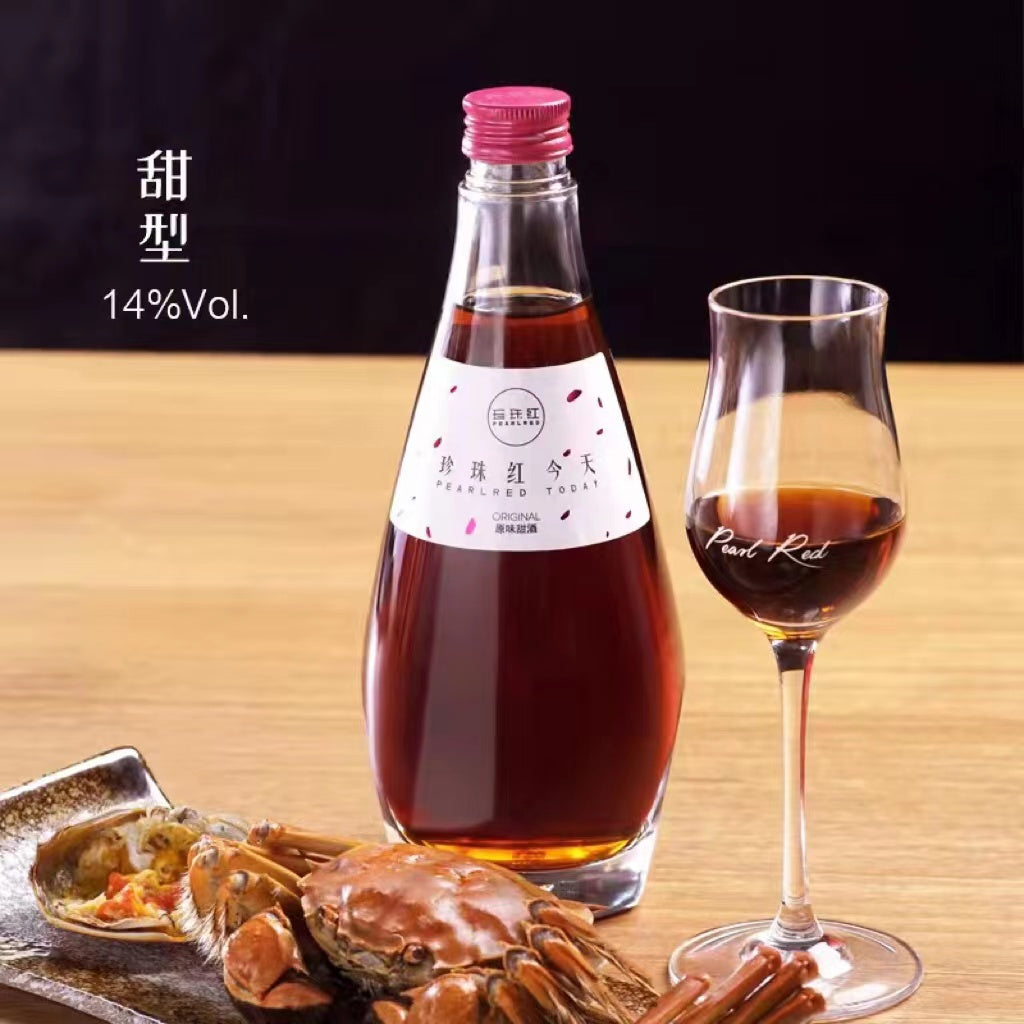 Pearl Red Today Rice Wine – Floral & Honey Notes – 14% ABV – 500ml