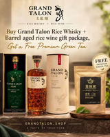 Grand Talon Barrel - Aged Rice Wine & Signature Rice Whisky Duo + Free Premium Green Tea Pack