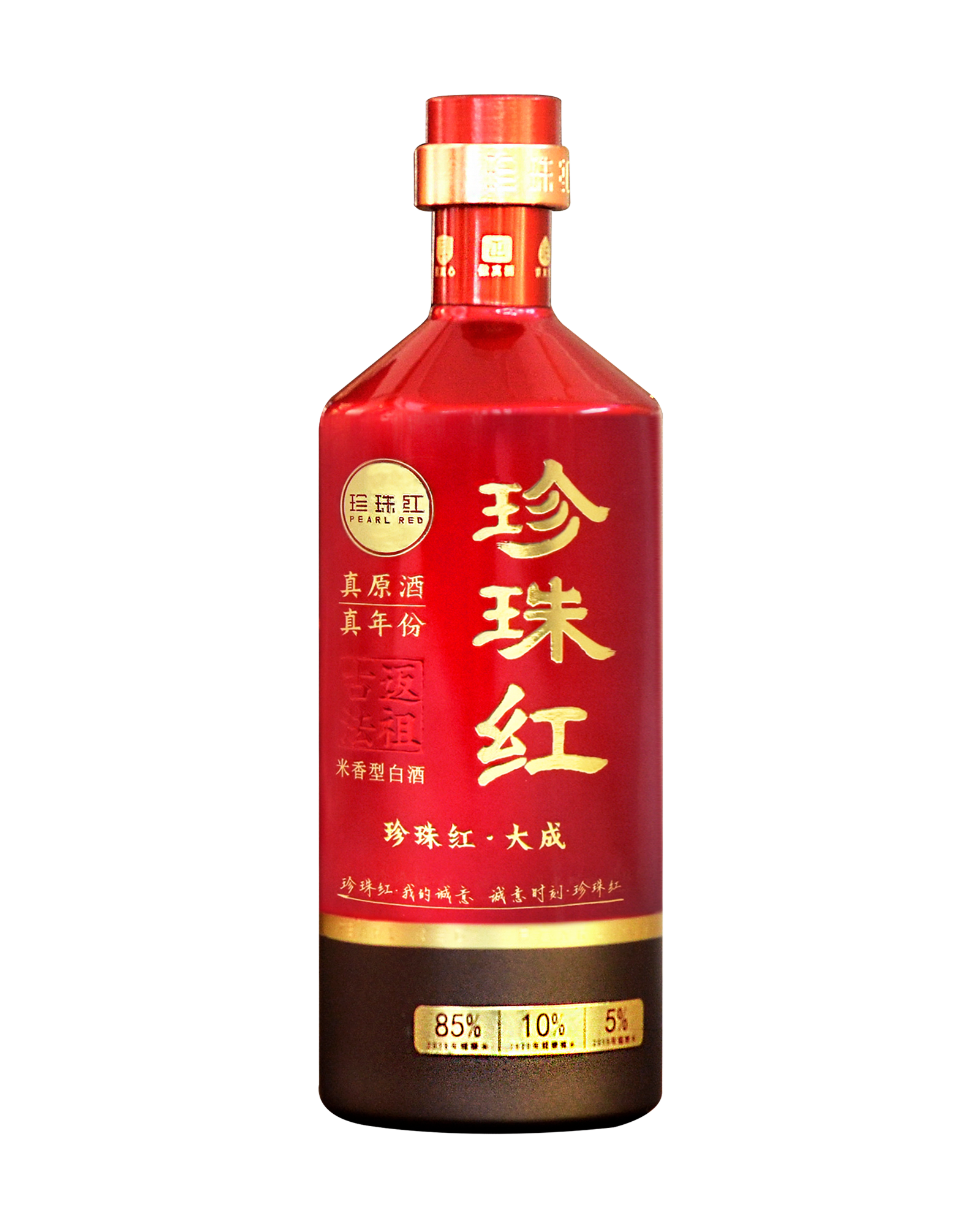 Pearl Red Epic Baijiu – Rice Aroma – 52% ABV – 500ml