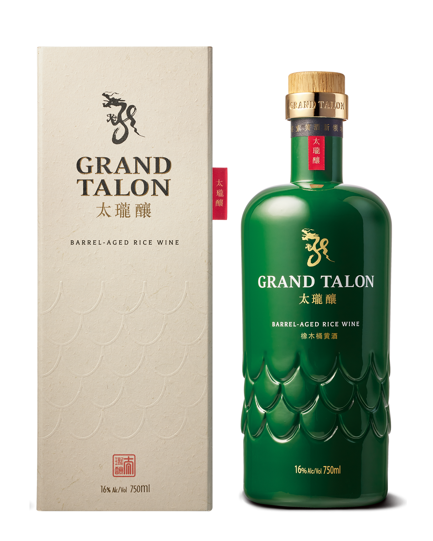 Grand Talon Barrel-Aged Rice Wine – 16% ABV – 750ml