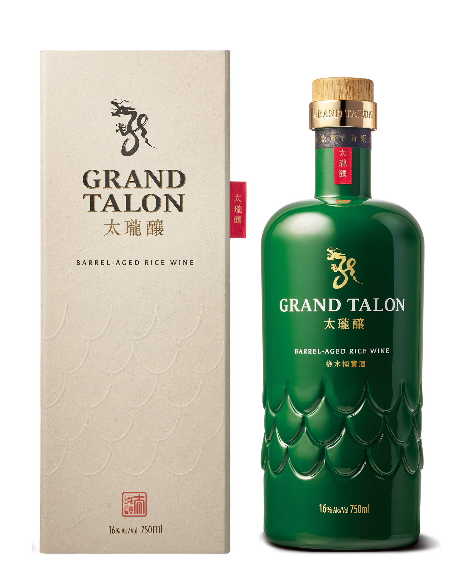 Grand Talon Barrel-Aged Rice Wine – 16% ABV – 750ml